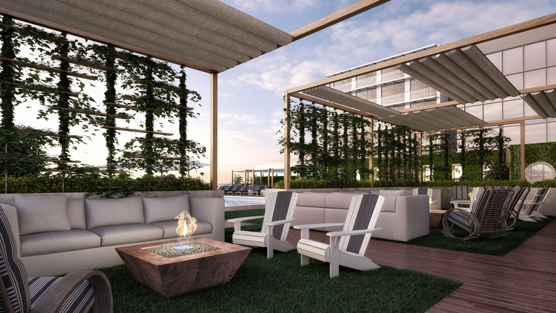 PENTHOUSE ROOFTOP LOUNGE WASHINGTON DC – Hallock Design